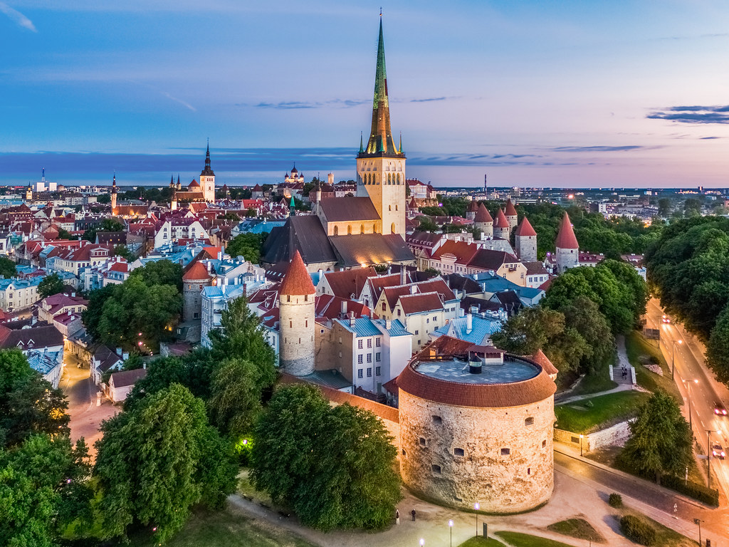 Tallinn Old Town street view